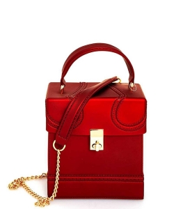 Fashion Jelly Clear Mini Bag 7066 RED